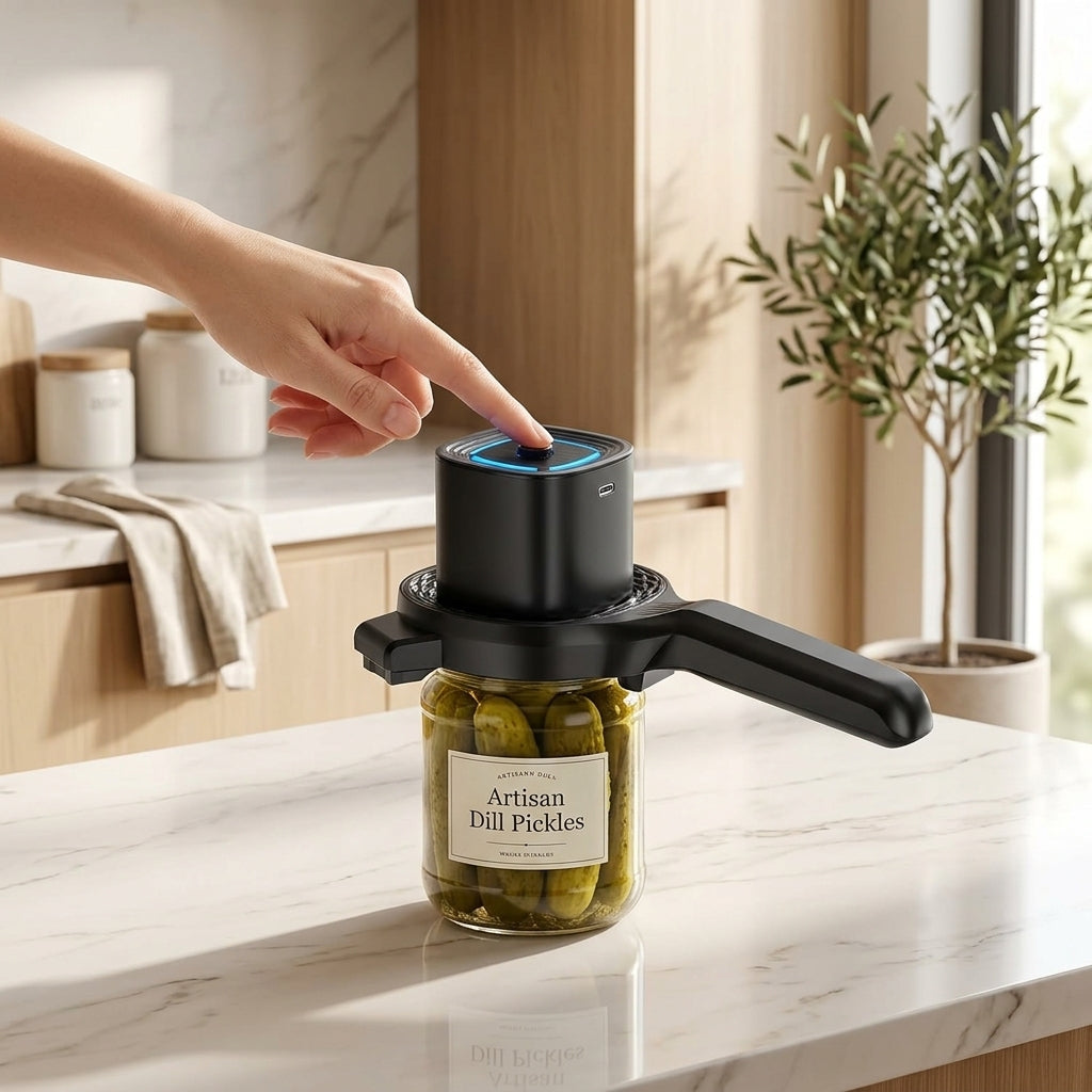 The Easy-Open Electric-Assisted Jar Opener