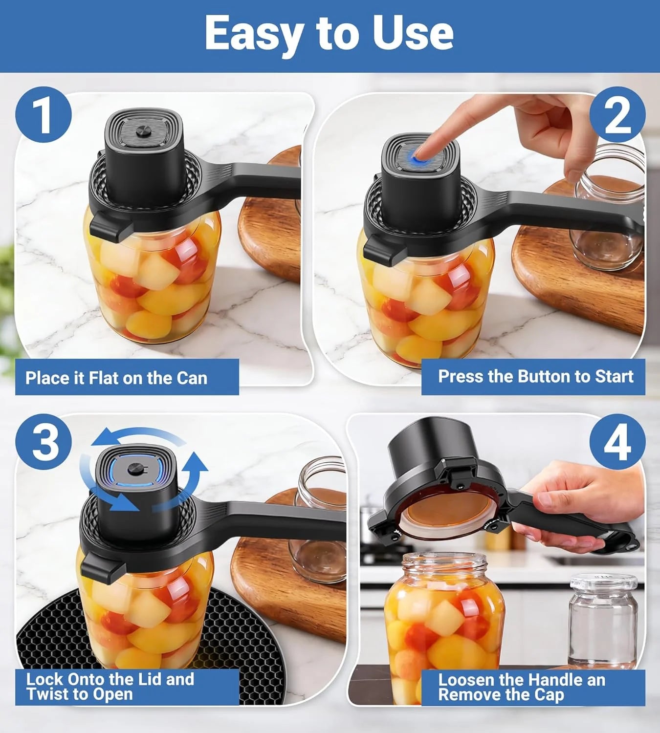 Easy-Open™ Electric Jar Opener