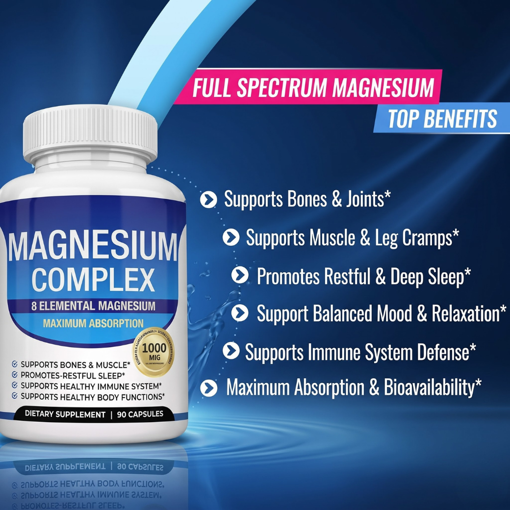 SUPPER MAG⁺ - Magnesium Complex 1000mg