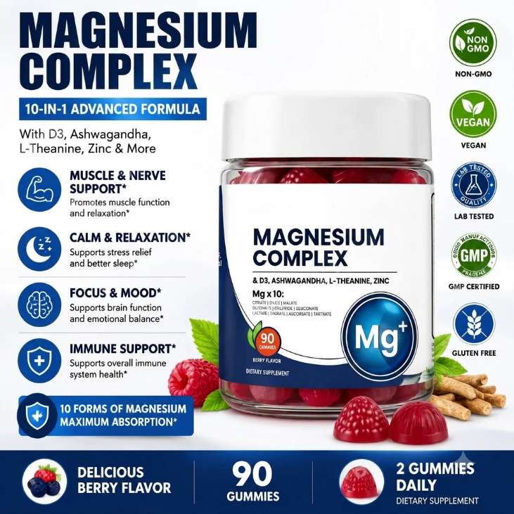 BETTER MAG⁺ - Magnesium Complex Gummies 14 in 1